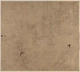 Album mit daoistischen und buddhistischen Themen: Könige der Hölle: Blatt 32, 1200er Jahre