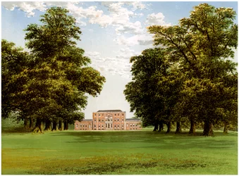 Aldby Park, Yorkshire, Heimat der Familie Darley, ca. 1880
