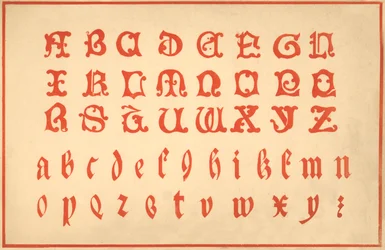 Alphabet, Buchstaben A-Z, Groß- und Kleinbuchstaben
