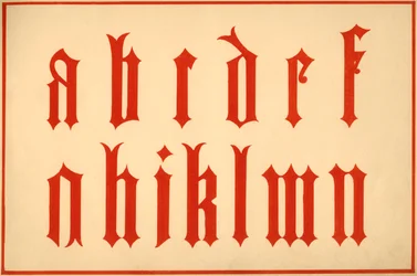 Alphabet, Buchstaben a-n, Kleinbuchstaben