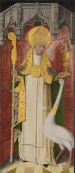 Altarbild aus Thuison-les-Abbeville: Sankt Hugh von Lincoln, 1490-1500