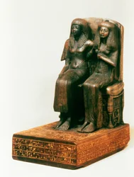 Amenemope und Frau, Ägyptisch, 19. Dynastie
