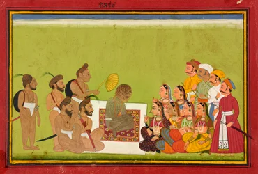 Eine Audienz bei Rom Rishi, ca. 1700-1725