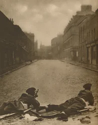 Eine Episode aus dem East End: Scots Guards im Einsatz in der Sydney Street im Jahr 1911, ca. 1935