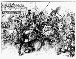 Ein englisches Turnier, 1909