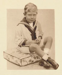 Ein Hinweis auf eine zukünftige Karriere: Prinz Albert im Matrosenanzug