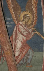 Engel mit Trompete, ca. 1350