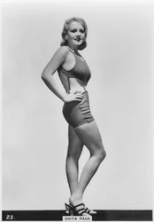 Anita Page, amerikanische Filmschauspielerin, ca. 1938