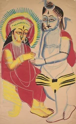 Annapurna und Shiva, 1800er Jahre