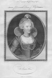 Anne von Dänemark, Königin von König James I., 1786