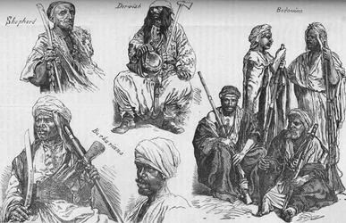 Araber des Sudan, um 1881-85