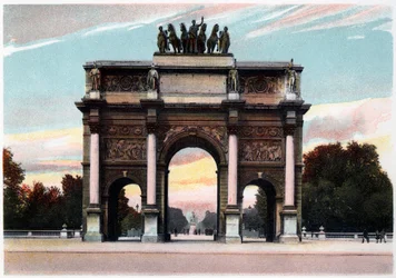 Arc de Triomphe, Paris, um 1900