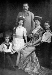 Erzherzog Franz Ferdinand von Österreich und seine Familie