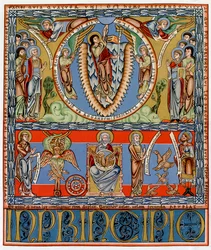 Himmelfahrt, um 1155