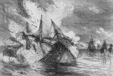 Angriff auf Nova Colonia, um 1880