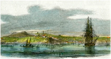 Auckland, Neuseeland, um 1880
