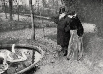 Auguste Rodin, französischer Bildhauer, 1895