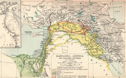 Babylonien, Assyrien und angrenzende Länder, ca. 1902, 1903