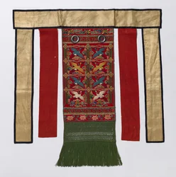 Rückenschürze für das königliche Zeremonialgewand, späte 1800er-frühe 1900er