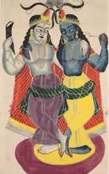 Balarama und Krishna, 1800er Jahre