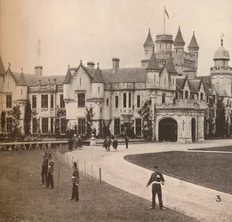 Schloss Balmoral, das Hochlandheim ihrer Majestäten, ca. 1916, 1935