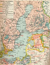 Baltische Länder, ca. 1907
