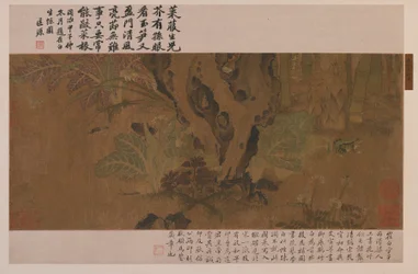 Bambus, Frosch und Insekten, Ming-Dynastie, 1368-1644