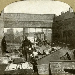 Banktresore werden bewacht, 1906