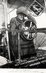 Baroness Raymonde Delaroche, französische Fliegerin, 1909