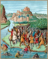 Schlacht zwischen Bacchides und Jonathan, Makkabäeraufstand, 160 v. Chr., 19. Jahrhundert