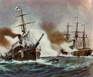 Schlacht zwischen der Meteor und der Bouvet vor Havanna, 9. November 1870, 1936