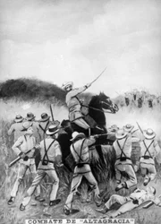 Schlacht von Altagracia, 22. Juni 1895, um 1910