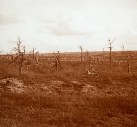 Schlachtfeld, Tahure, Nordfrankreich, um 1914-1918