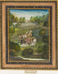 Baz Bahadur und Rupmati, um 1820