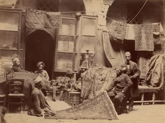 Basar, Teppichhändler, 1870er Jahre