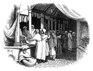 Basar in Konstantinopel