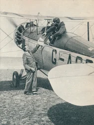 Vor dem ersten Flug über den Mount Everest, 1933 um 1937