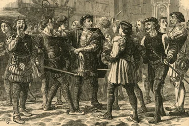 Beginn des Aufstands in Cheapside, 1897