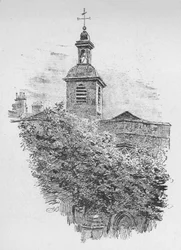 Glockenturm, St. Helens Kirche, 1890