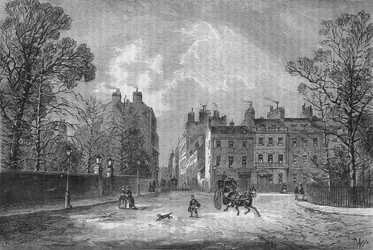 Berkeley Square, Westminster, London, ca. 1850, 1878