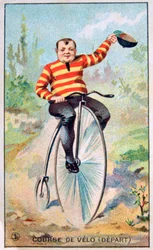 Fahrradrennen, ca. 1900