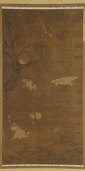 Vögel, Weidenbaum und Blumen, Ming-Dynastie, 15.-16. Jahrhundert