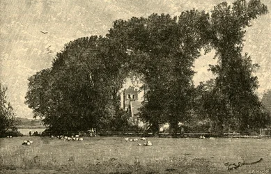Bisham Kirche, 1898