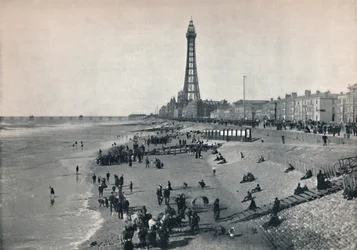 Blackpool - Ansicht der Front, mit dem Turm