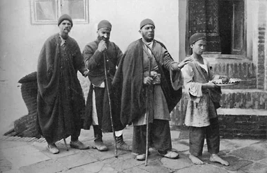 Blinde Bettler von Teheran, Persien, 1902