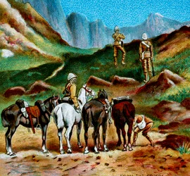 Bobs Augen, britische Pfadfinder, 1900