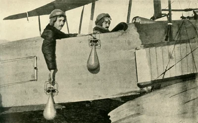 Bombenabwerfer, 1914-1918, um 1920