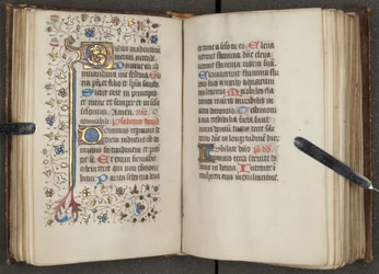 Stundenbuch, ca. 1450 (Tinte auf Pergament)