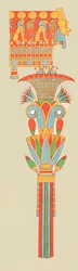 Bouquet-Kapitell, Theben, Ägypten, 1928