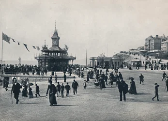 Bournemouth - Der Pier-Zugang, 1895